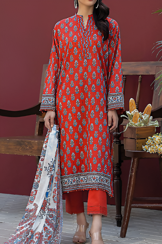 Khaadi™ Lawn | Unstitched Collection 3 Pieces Casual Wear| Summer 24
